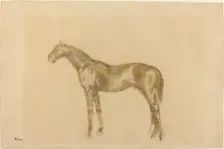 Horse, c. 1890. Creator: Edgar Degas