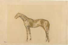 Horse, c. 1890. Creator: Edgar Degas