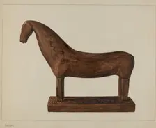 Horse, c. 1937. Creator: Mina Lowry