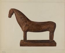 Horse, c. 1937. Creator: Mina Lowry