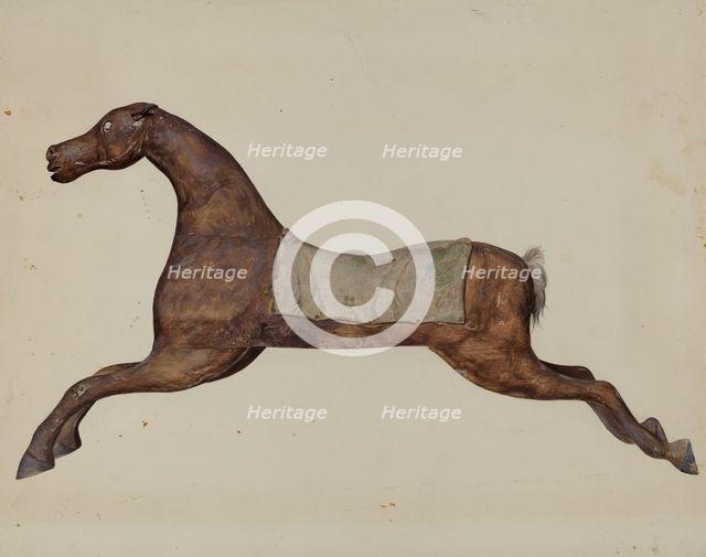 Horse, c. 1938. Creator: James Baare Turnbull.