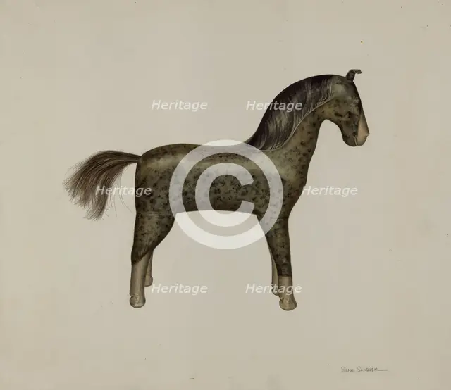 Horse, c. 1939. Creator: Selma Sandler.