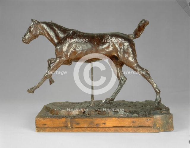 Horse Galloping on the Right Foot, late 1880s. Creator: Edgar Degas.
