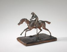 Horse Galloping on the Right Foot, the Back Left Foot Only Touching the Ground, possibly 1890s. Creator: Edgar Degas