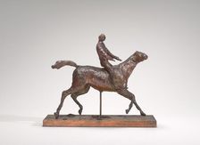 Horse Galloping, Turning the Head to the Right, the Feet Not Touching the Ground, mid 1870s. Creator: Edgar Degas