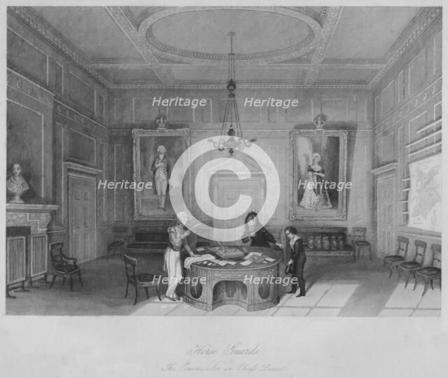 'Horse Guards. The Commander in Chief's Levee', c1841. Artist: T Turnbull.