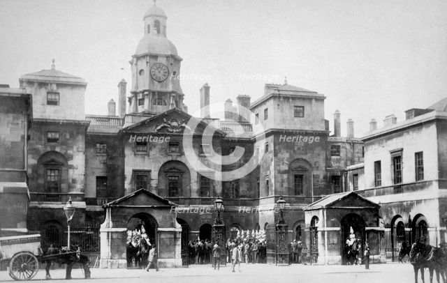 Horse Guards, Westminster, London,  before 1914. Artist: Unknown