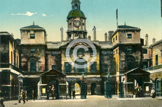 Horse Guards, Whitehall, London, c1910.  Creator: Unknown.