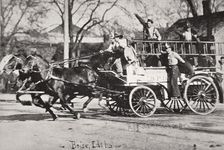 Horse-drawn fire engine, Boise, Idaho, USA, c1900