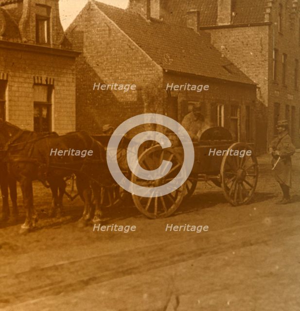 Horse-drawn kitchen, c1914-c1918. Artist: Unknown.