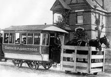 Horse-drawn tram, Denver, Colarado, USA, 1893. Creator: Unknown