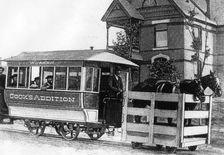 Horse-drawn tram, Denver, Colarado, USA, 1893