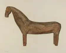 Horse Figure, 1940. Creator: Hester Duany