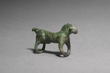 Horse Figurine with Looped Legs, mid 6th century BC. Creator: Unknown