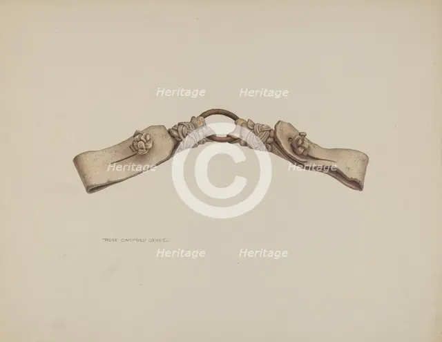 Horse Hobble, c. 1941. Creator: Rose Campbell-Gerke.