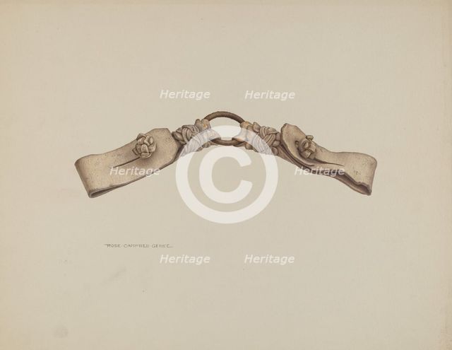 Horse Hobble, c. 1941. Creator: Rose Campbell-Gerke.