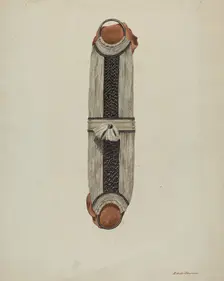 Horse Hair Cinch, c. 1937. Creator: Edith Towner