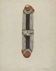 Horse Hair Cinch, c. 1937. Creator: Edith Towner