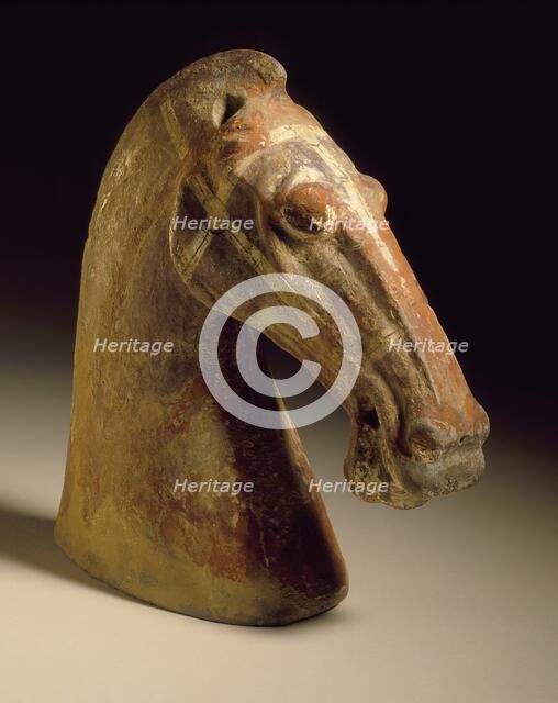Horse Head, 206 B.C.- A.D. 220. Creator: Unknown.
