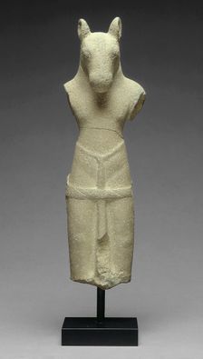 Horse-Headed Incarnation of God Vishnu (Hayagriva), Pre-Angkor period, 7th/8th century. Creator: Unknown