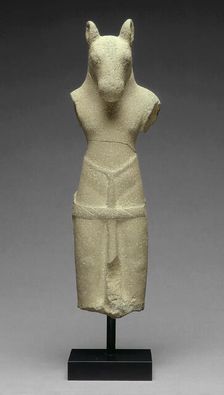 Horse-Headed Incarnation of God Vishnu (Hayagriva), Pre-Angkor period, 7th/8th century. Creator: Unknown