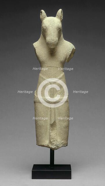 Horse-Headed Incarnation of God Vishnu (Hayagriva), Pre-Angkor period, 7th/8th century. Creator: Unknown.