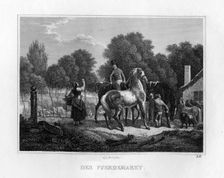 Horse market, c1833. Creator: Unknown