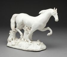 Horse, Sèvres, c. 1750. Creator: Vincennes Porcelain Manufactory