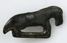 Horse-Shaped Brooch, Frankish, 6th century. Creator: Unknown