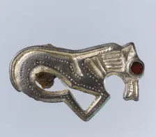 Horse-Shaped Brooch, Frankish, 6th century. Creator: Unknown