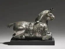 Horse-Shaped Drinking Vessel, 200-325. Creator: Unknown