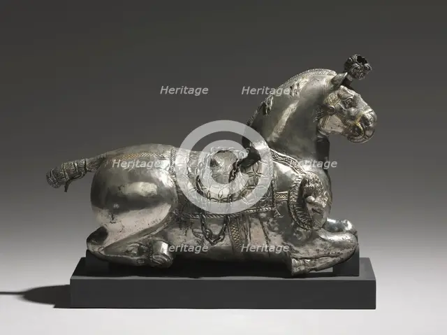 Horse-Shaped Drinking Vessel, 200-325. Creator: Unknown.