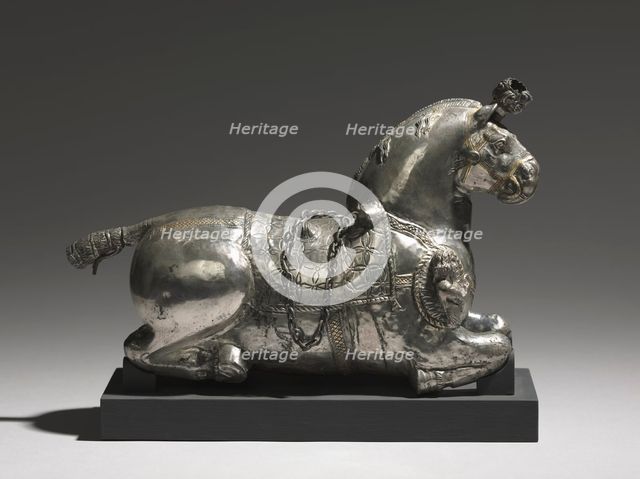 Horse-Shaped Drinking Vessel, 200-325. Creator: Unknown.