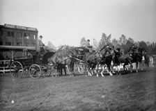 Horse Shows - 4-Horse Teams, 1912. Creator: Harris & Ewing