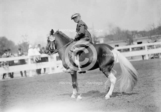 Horse Shows - Children And Ponies, 1911. Creator: Harris & Ewing.