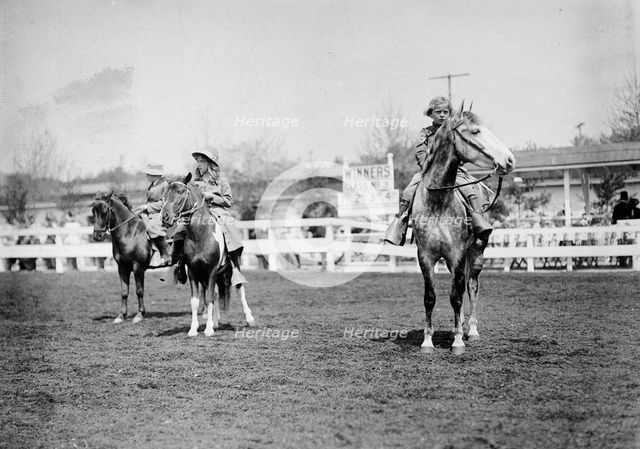 Horse Shows - Children And Ponies, 1911. Creator: Harris & Ewing.