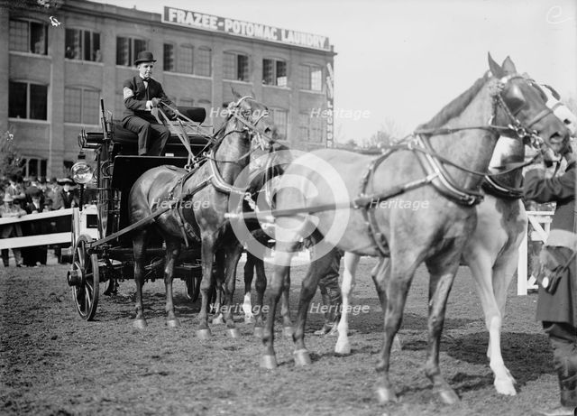 Horse Shows - Adolphus Busch, 3rd of St. Louis, 1911. Creator: Harris & Ewing.