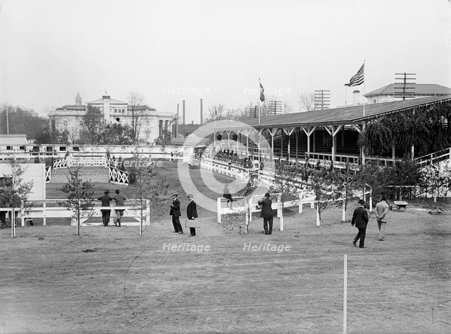 Horse Shows, General View, 1914. Creator: Harris & Ewing.