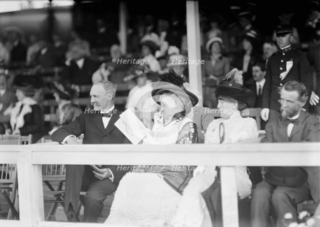 Horse Shows - Gifford Pinchot; Mrs. Charles Boughton Wood, 1913. Creator: Harris & Ewing.