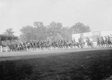 Horse Shows - Demns - By Ft. Myer Cav., 1910. Creator: Harris & Ewing