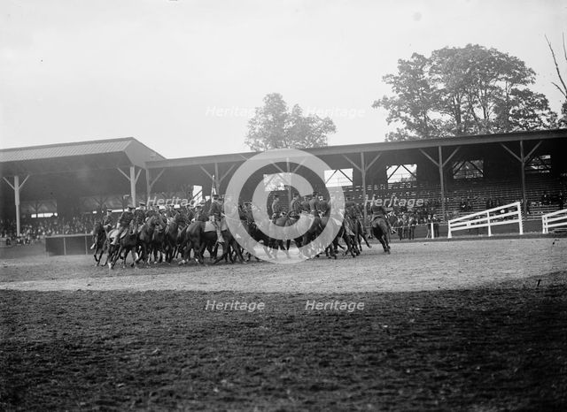 Horse Shows - Demns - By Ft. Myer Cav., 1910. Creator: Harris & Ewing.