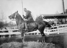 Horse Shows - Hugh Legare On Red Bird 1912. Creator: Harris & Ewing