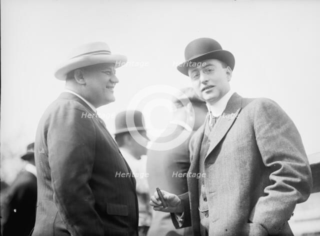 Horse Shows - Joseph Leiter And Arthur Marks, 1912. Creator: Harris & Ewing.
