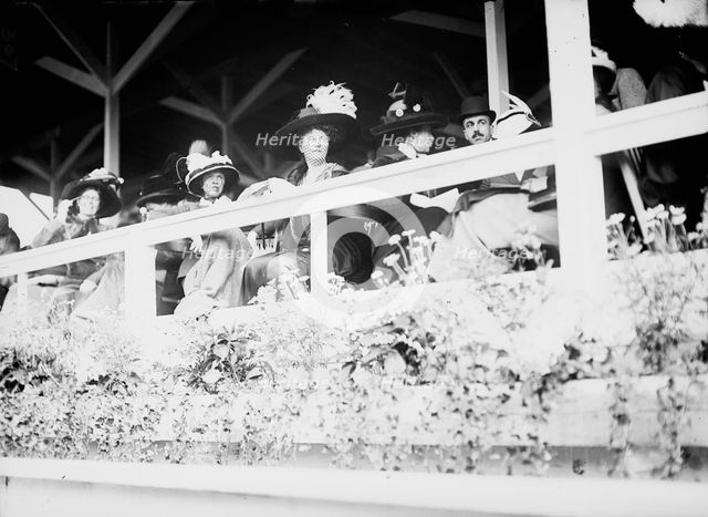 Horse Shows - Ladies Watching, 1911. Creator: Harris & Ewing.