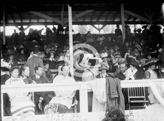 Horse Shows - Lady From Chinese Legation, 1911. Creator: Harris & Ewing.