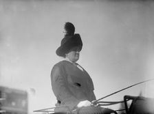 Horse Shows - Miss Ellen Rasmussen Or Mrs. C.W. Watson, 1912. Creator: Harris & Ewing
