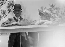Horse Shows - Mr. J. Low Harriman And Miss Rasmussen, 1912. Creator: Harris & Ewing