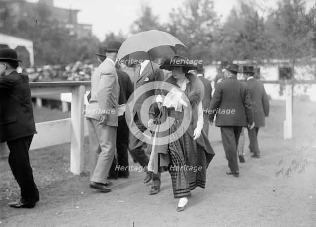 Horse Shows - Mrs. Jerome Bonaparte, 1917. Creator: Harris & Ewing.