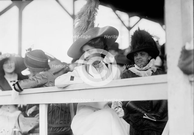 Horse Shows - Mrs. Ridgely, 1912. Creator: Harris & Ewing.