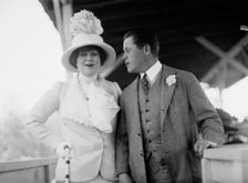 Horse Shows - Mrs. Walter Brooks And Britton Brown, 1912. Creator: Harris & Ewing